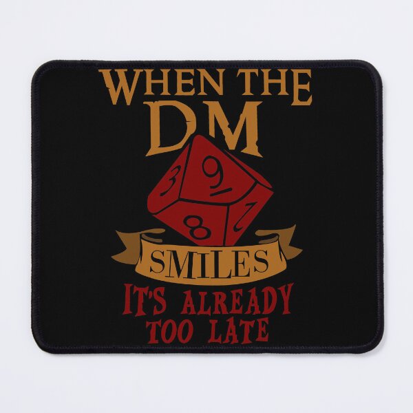 Item preview, WHEN THE DM SMILES CASE COVER & SKIN, WHEN THE DUNGEON MASTER SMILES, Dungeon Master Gift, Geeky Gift, DM Gift Board Gamer, Gift Board Game Case designed and sold by My Kikis.