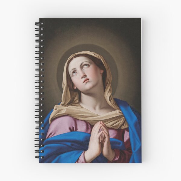 Item preview, The Madonna in Prayer | Giovanni Battista Salvi | 1670 Gospel Biblical Art designed and sold by CJET.