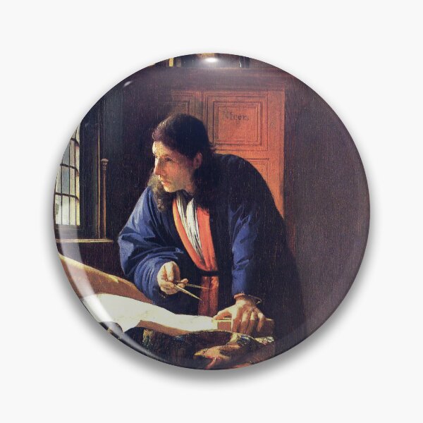 Item preview, Johannes Vermeer’s The Geographer (1669) designed and sold by VintageArtRepro.