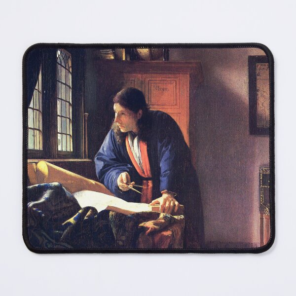 Item preview, Johannes Vermeer’s The Geographer (1669) designed and sold by VintageArtRepro.