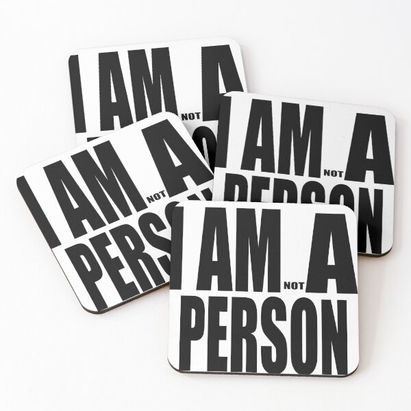 Item preview, I AM (NOT) A PERSON designed and sold by darkfruits420.