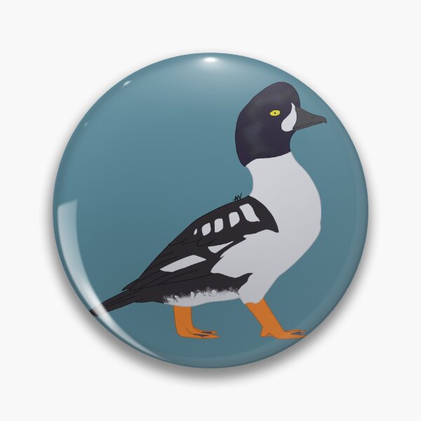 Item preview, Standing Male Barrow's Goldeneye Duck designed and sold by Draginous.