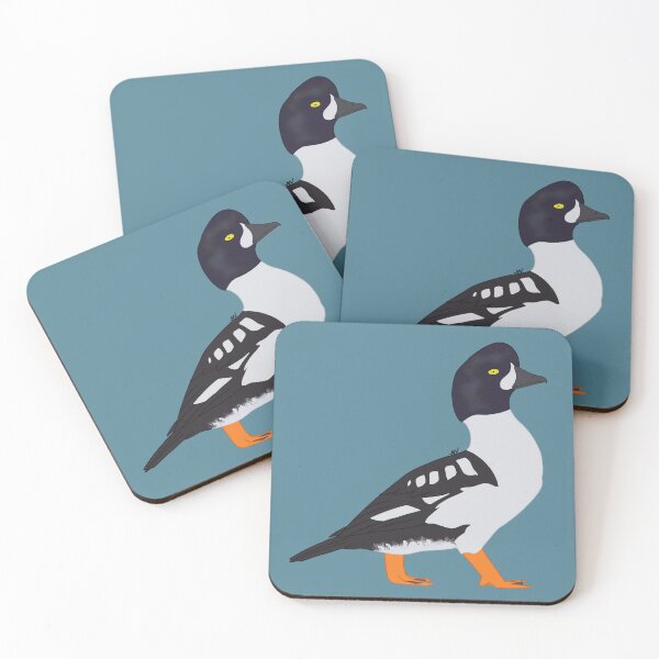 Item preview, Standing Male Barrow's Goldeneye Duck designed and sold by Draginous.