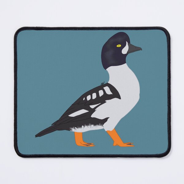 Item preview, Standing Male Barrow's Goldeneye Duck designed and sold by Draginous.