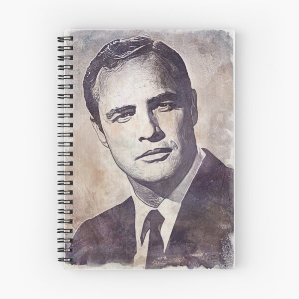 Item preview, Marlon Brando Art - vintage watercolor - D39 designed and sold by DecoVintage.