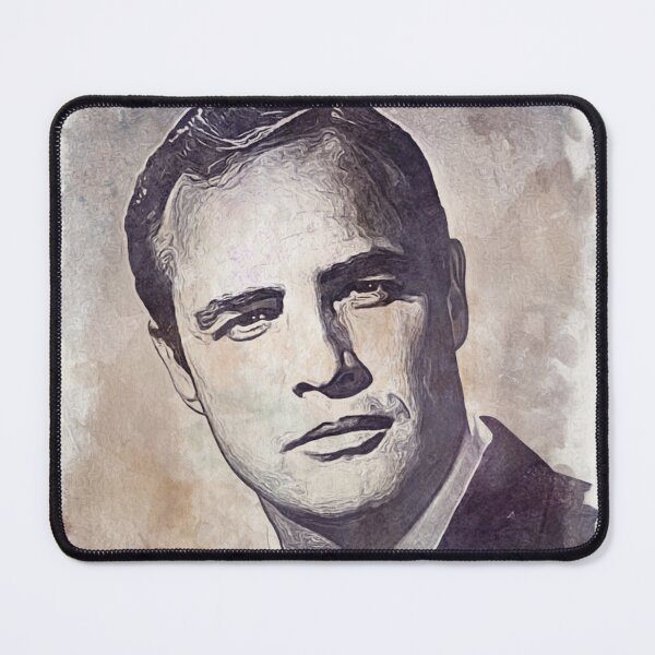 Item preview, Marlon Brando Art - vintage watercolor - D39 designed and sold by DecoVintage.