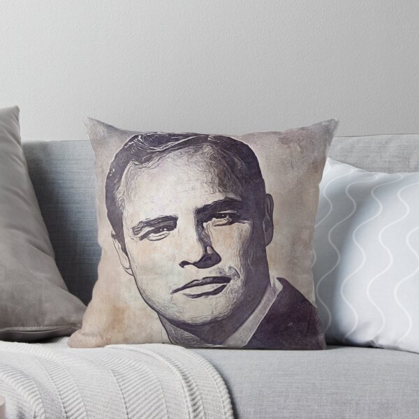 Item preview, Marlon Brando Art - vintage watercolor - D39 designed and sold by DecoVintage.