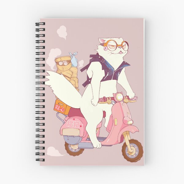 Item preview, Dim Sum Delivery Cat Manga Anime Cute Cartoon Kitty designed and sold by doodlingjay.