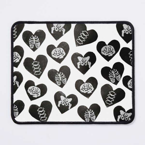 Item preview, Love Your Body Stamped Hearts designed and sold by CurbCuts.