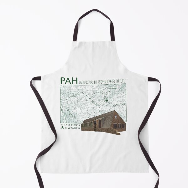 Item preview, Mizpah Spring Hut Topography Map designed and sold by Abby Clark.
