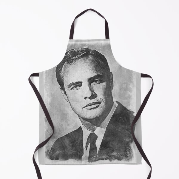Item preview, Marlon Brando Art - watercolor bw - D40 designed and sold by DecoVintage.