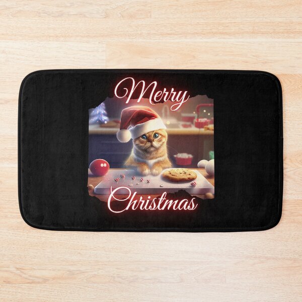 Item preview, Merry Xmas, cute cat helps bake cookies designed and sold by PD-Store.