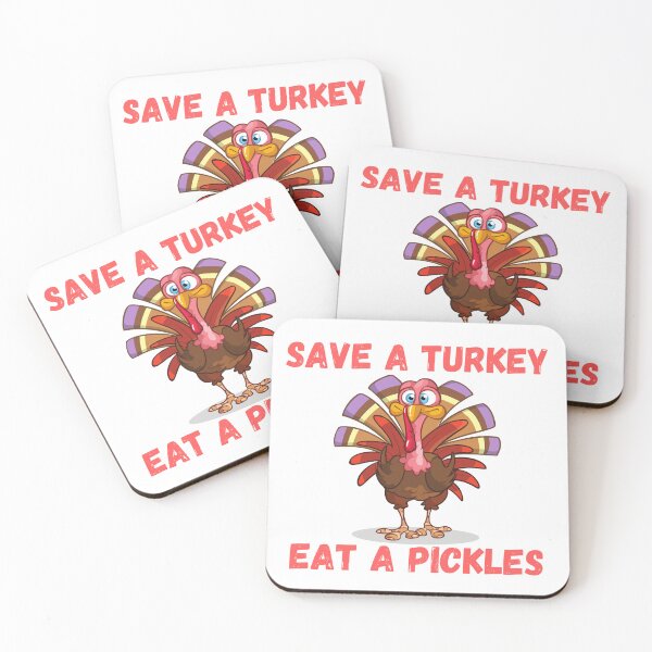 Item preview, Save A Turkey Eat A Pickles designed and sold by ABDFRTRENDS ⭐⭐⭐⭐⭐.