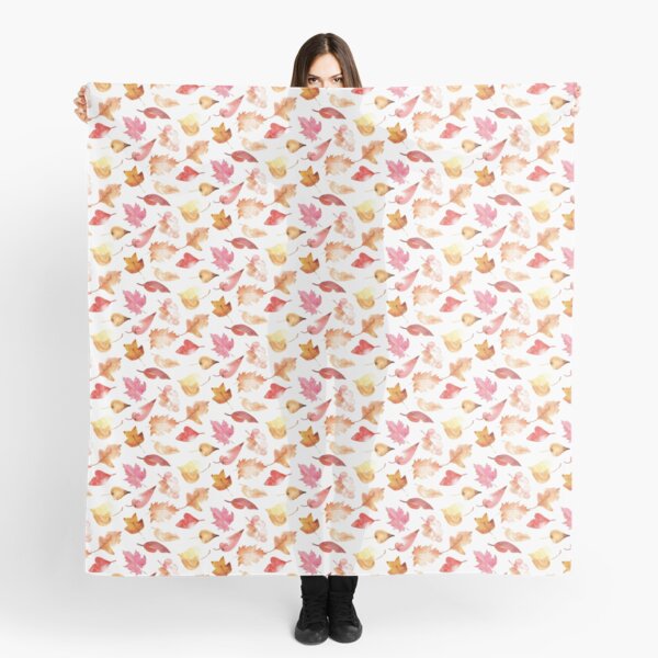 Hojas de otoño en acuarelas Scarf