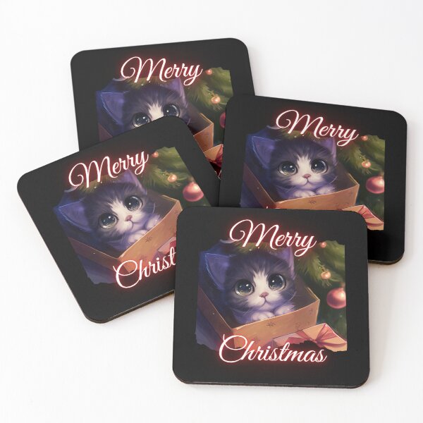 Item preview, Merry Christmas - Cute cat under the Christmas tree designed and sold by PD-Store.