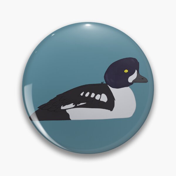 Item preview, Swimming Male Barrow's Goldeneye Duck designed and sold by Draginous.