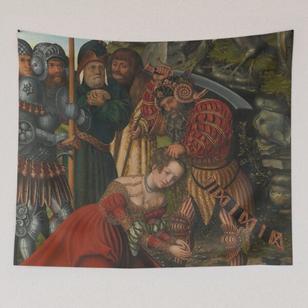 Item preview, The Martyrdom of Saint Barbara | Lucas Cranach the Elder | 1510 Renaissance Christian Art designed and sold by CJET.