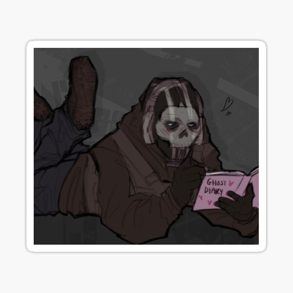 Item preview, Ghost writing in his diary  designed and sold by Rowbiealien.