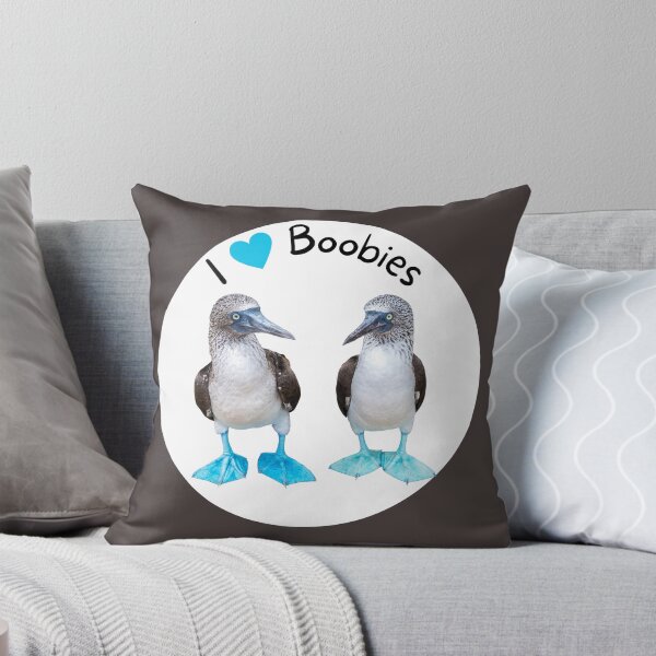 Item preview, I Love Boobies // Blue Footed Booby designed and sold by toadsforall.
