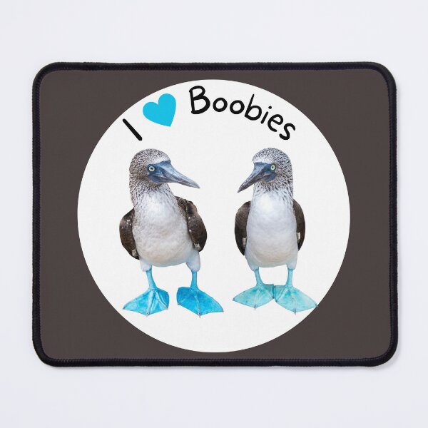 Item preview, I Love Boobies // Blue Footed Booby designed and sold by toadsforall.