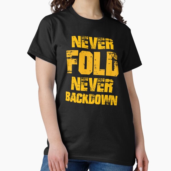 Artikel-Vorschau von Niemals aufgeben, niemals zurückweichen, designt und verkauft von Desi  Merch.