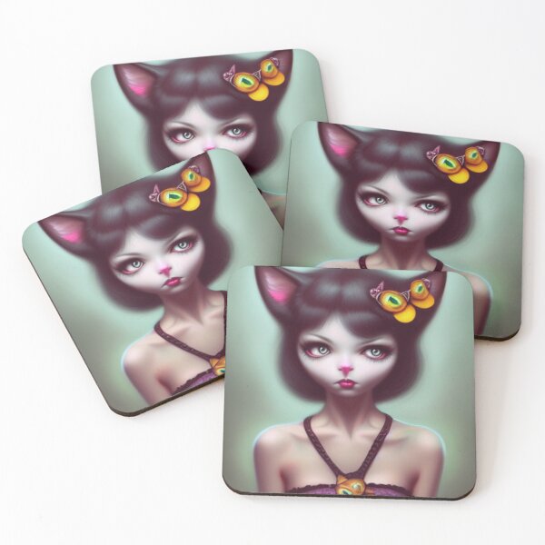 Item preview, The Tsundere Catgirl designed and sold by ZenEverAI.
