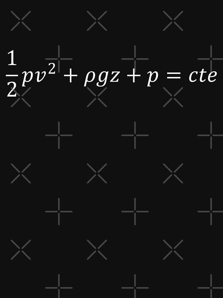 "Bernoulli Equation Of Fluid Dynamics" Tshirt for Sale by