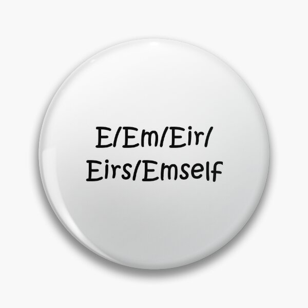 Item preview, E/Em Full Pronouns  designed and sold by kiippers.