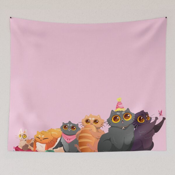 Item preview, Cute Street Cats Design designed and sold by RepublicOfFire.