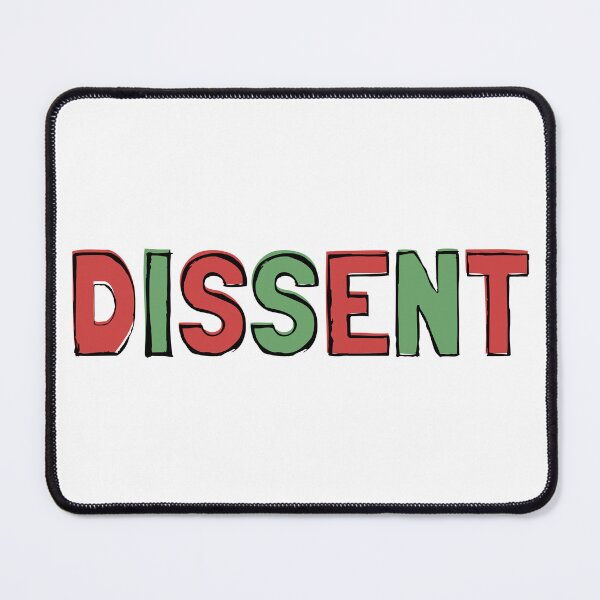 Item preview, DISSENT | CHRISTMAS COLORS I DISSENT designed and sold by Festive Feminist.