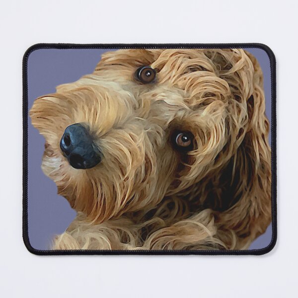 Artikelvorschau, Roter Gekritzelhund entworfen und verkauft von Happy Dog Doodles.