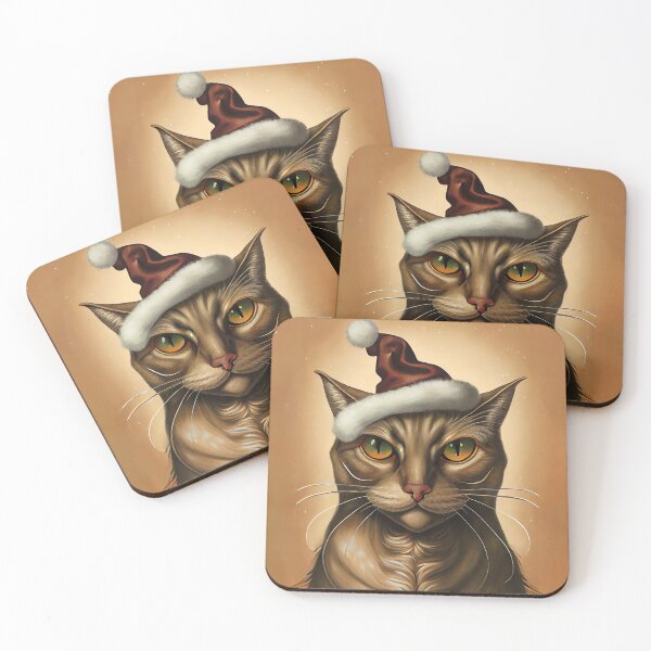 Item preview, Christmas Cat 1 designed and sold by MadeByHaresShop.