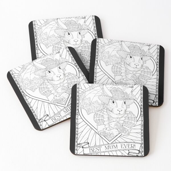 Item preview, Best Mum Ever Vintage Fantasy Rabbit Mother's Day Birthday Christmas designed and sold by Mrspink16.
