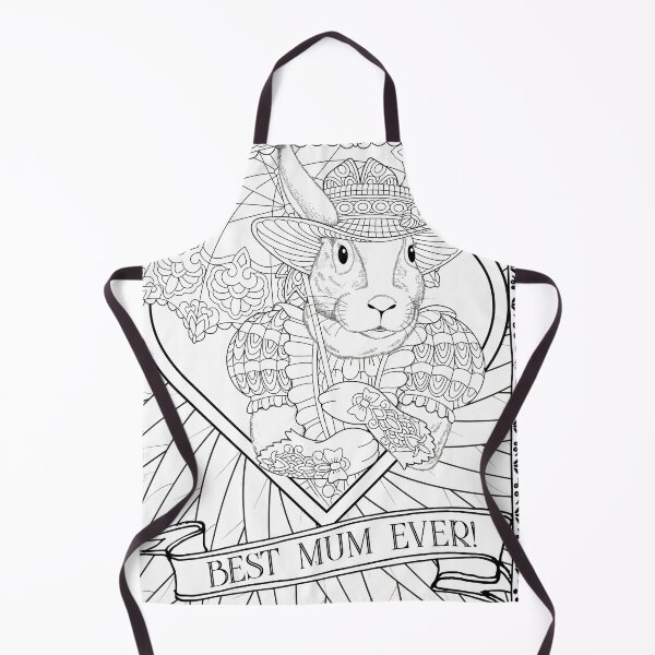 Item preview, Best Mum Ever Vintage Fantasy Rabbit Mother's Day Birthday Christmas designed and sold by Mrspink16.