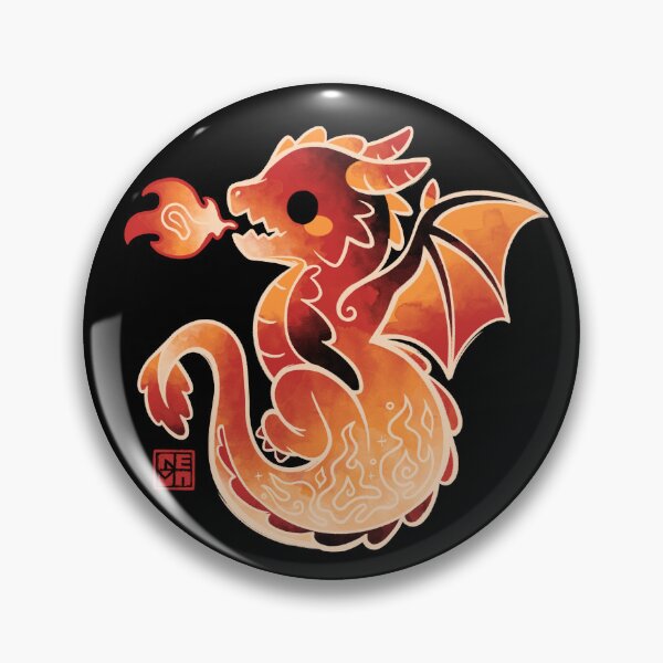 Item preview, Red dragon flames designed and sold by NemiMakeit.