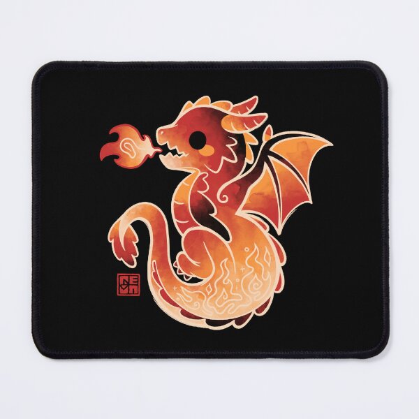Item preview, Red dragon flames designed and sold by NemiMakeit.