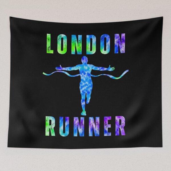 Item preview, London Runner | Blue Tie Dye | Gift for Runner | After Run Shirt | Gift for Marathon Runner designed and sold by NineSevenFour.