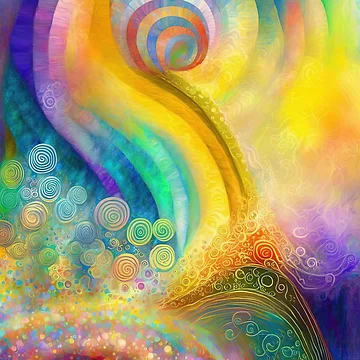 Imagen de la obra Abstract Digital Paintings de ThinkFun! Design