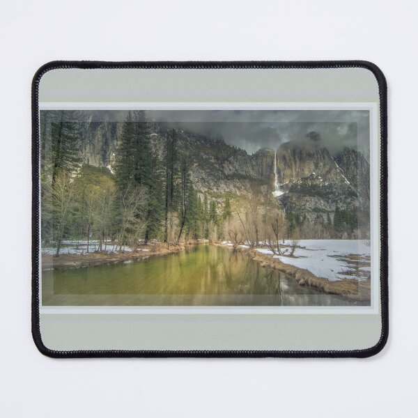 Item preview, Yosemite Bridalveil Waterfall and Merced River in Winter designed and sold by nbrandsberg.