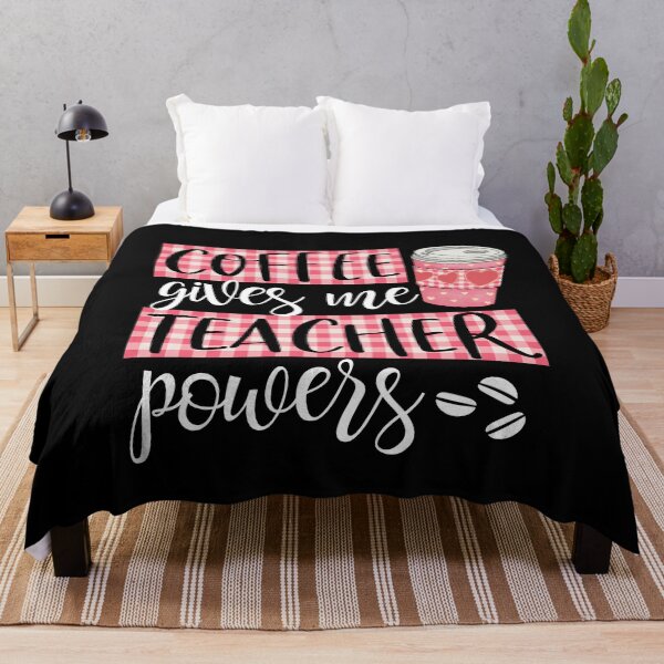 Item preview, Coffee Gives Me Teacher Powers Cute Funny Coffee Lover designed and sold by MintedFresh.
