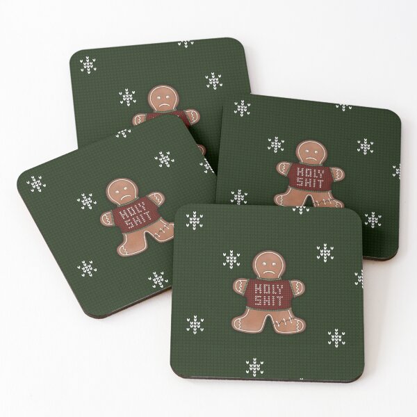 Item preview, Gingerbread man with ugly sweater holy shit designed and sold by Milamara.