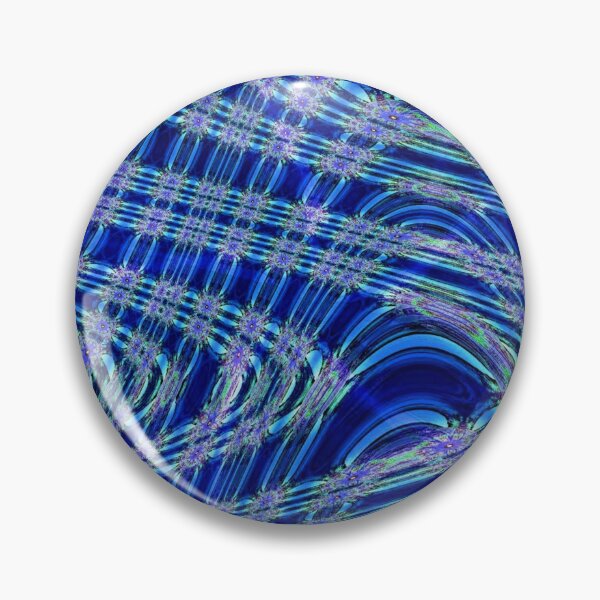 Item preview, White and Blue Waves designed and sold by Lynn  Marie Sharp.