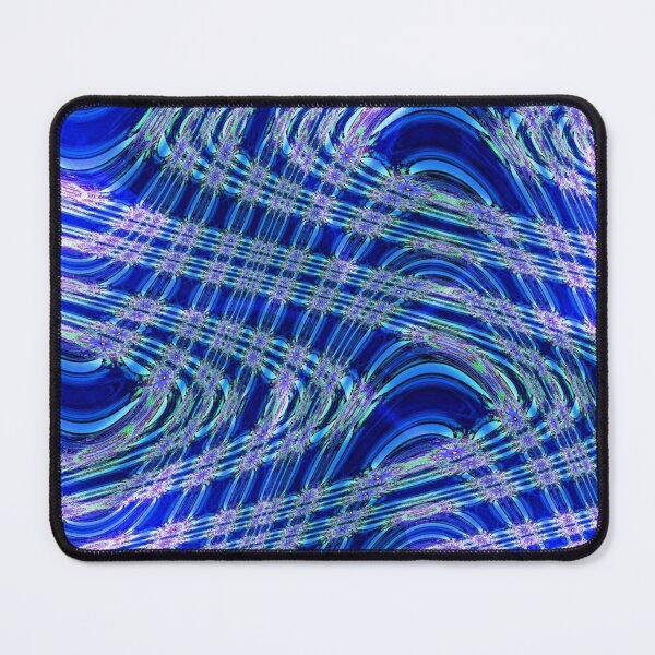 Item preview, White and Blue Waves designed and sold by Lynn Marie Sharp.