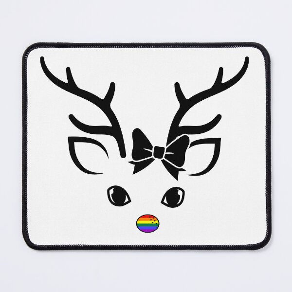 Item preview, BABY PRIDE REINDEER w/ BOW designed and sold by Festive Feminist.