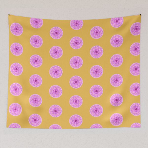 Item preview, Bee Bloom round 8 Sunrise nature flower pattern designed and sold by bryansteward.