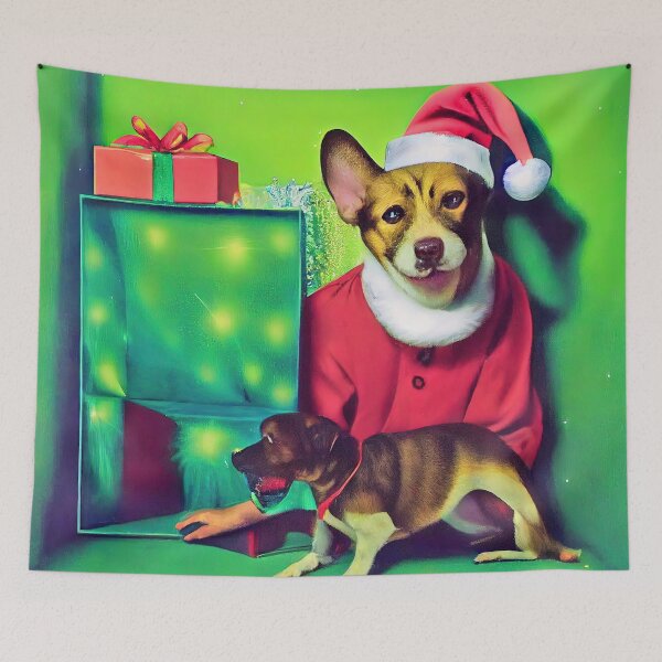 Item preview, CHRISTMAS DOGS designed and sold by Arthoughts.
