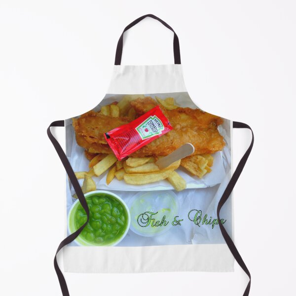 Item preview, Fish & chips with mushy peas designed and sold by angel1.