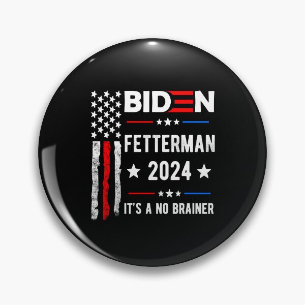 Item preview, Funny Biden Fetterman 2024 It's a No Brainer, Joe Biden 2024 designed and sold by Davidbrg.