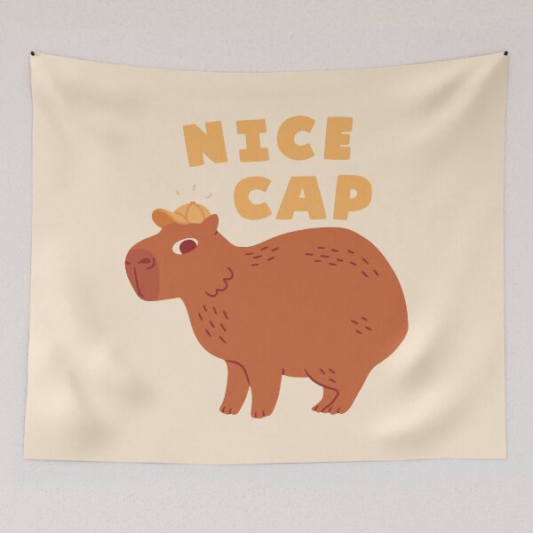 Item preview, Nice Cap Capybara designed and sold by obinsun.