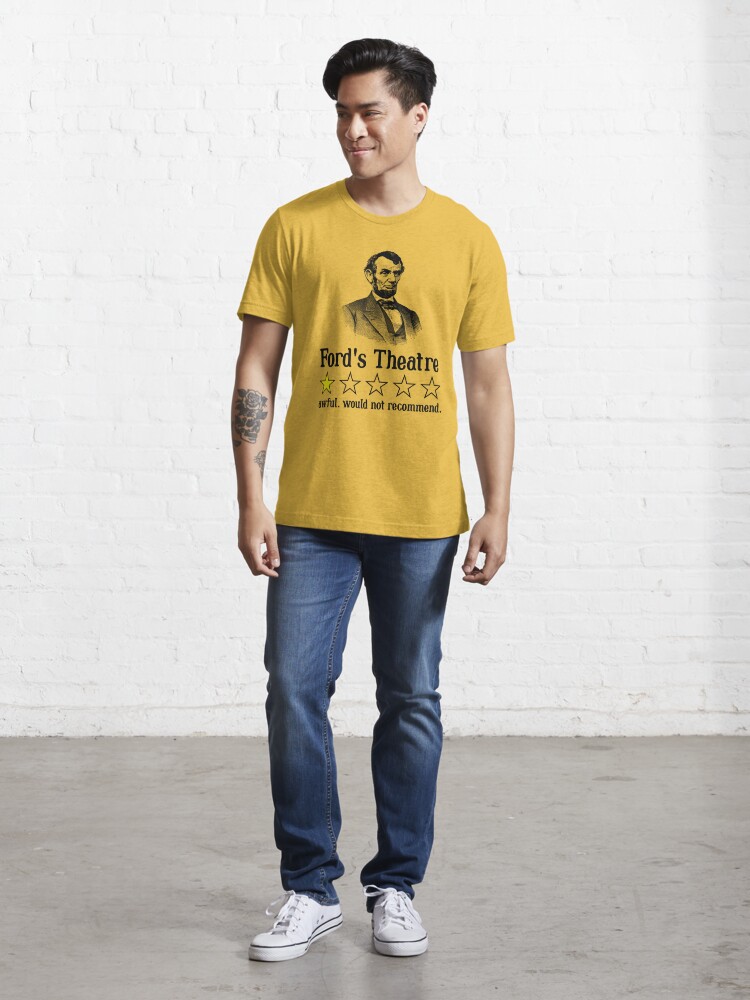 One Star Review Lincoln Ford's Theatre T-Shirt – HistoreeTees